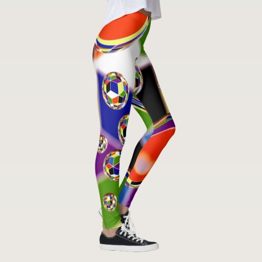 Kunst voor primaire kleuren leggings (Rechts)