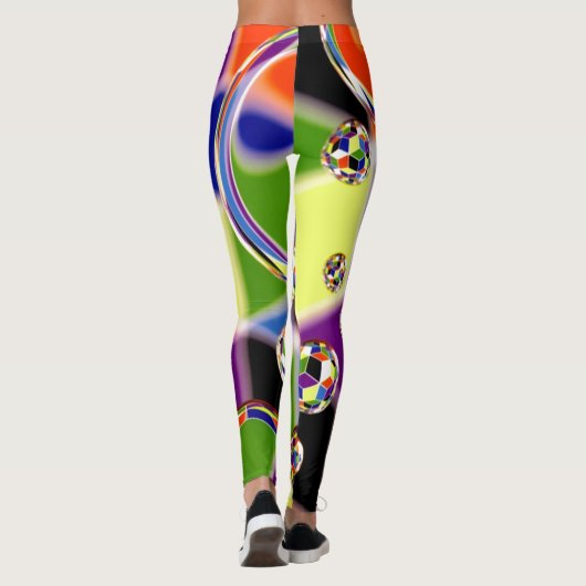 Kunst voor primaire kleuren leggings (Achterkant)