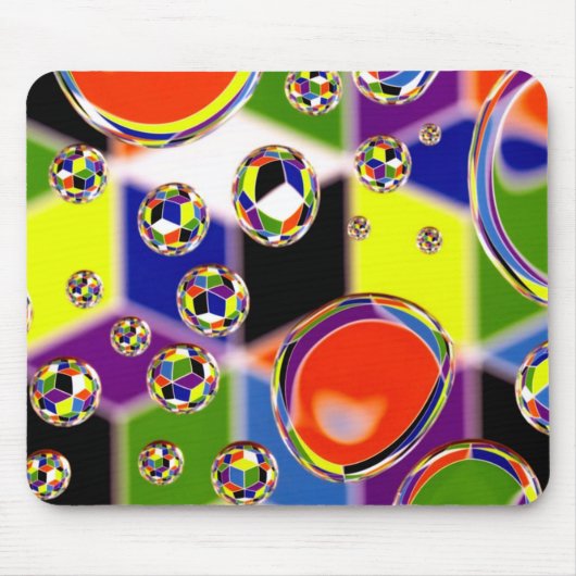Kunst voor primaire kleuren muismat (Voorkant)