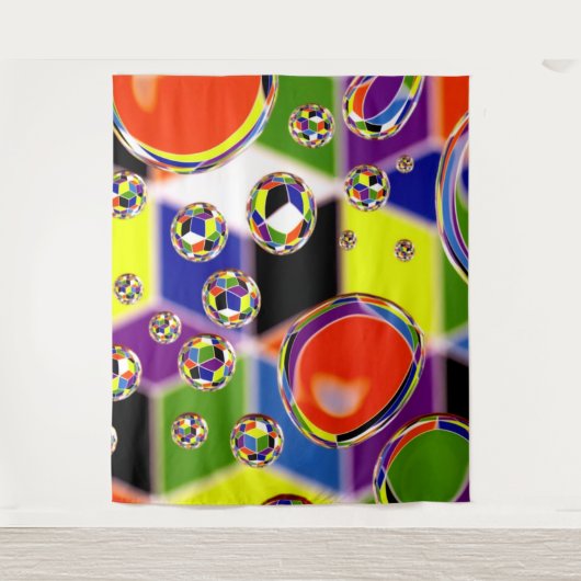 Kunst voor primaire kleuren wandkleed (Voorkant)