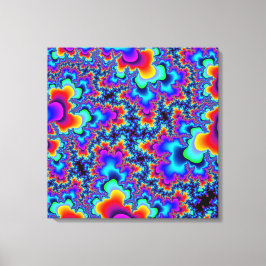 Kunst voor Rainbow Fractal Canvas