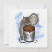 Kunst voor ratten en gebakken bonen kaart (Voorkant)