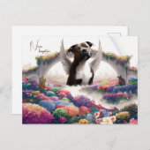 Kunst voor Regenboogbrug condoleance kaart (Voorkant / Achterkant)