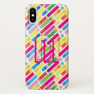 Kunst voor regenboogdiagonaal - lijnenpatroon Case-Mate iPhone case