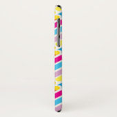 Kunst voor regenboogdiagonaal - lijnenpatroon Case-Mate iPhone case (Achterkant/links)