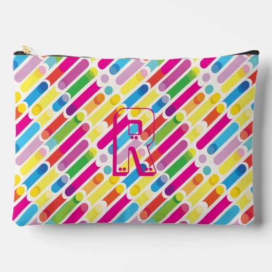 Kunst voor regenboogdiagonaal - lijnenpatroon etui (Voorkant)