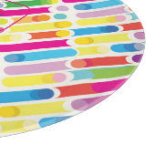 Kunst voor regenboogdiagonaal - lijnenpatroon snijplank (Hoek)