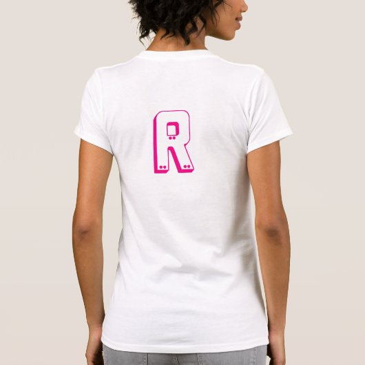 Kunst voor regenboogdiagonaal - lijnenpatroon t-shirt (Achterkant)
