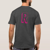 Kunst voor regenboogdiagonaal - lijnenpatroon t-shirt (Achterkant)