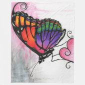 Kunst voor regenboogvorst fleece deken (Voorkant)