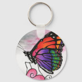 Kunst voor regenboogvorst sleutelhanger (Voorkant)