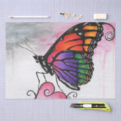 Kunst voor regenboogvorst tissuepapier (Craft)