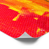 Kunst voor regenboogwanden (schilderstijl) poster (Hoek)