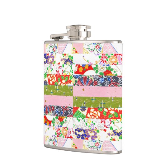 Kunst voor rijstpapier heupfles (Links)