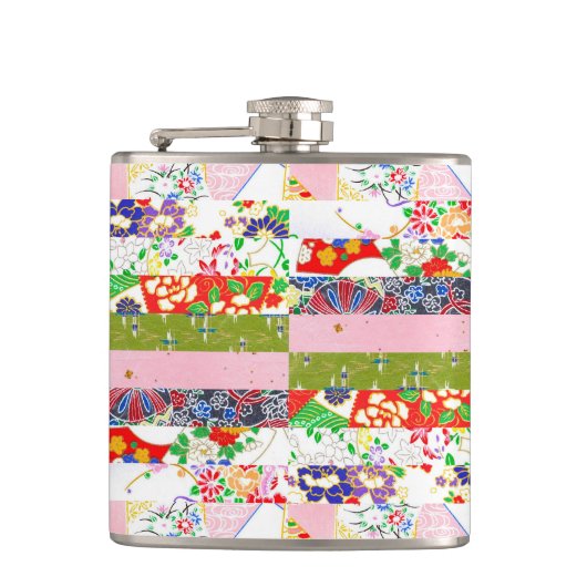 Kunst voor rijstpapier heupfles (Voorkant)