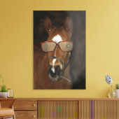 Kunst voor roken van ciffar canvas met paarden afdruk (Insitu (Woonkamer))