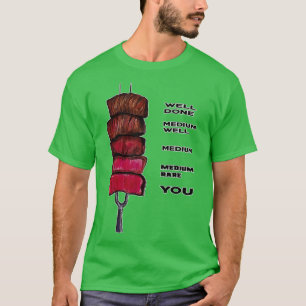 Kunst voor rundvleeskoken t-shirt