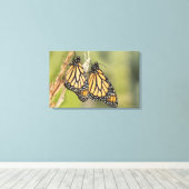 Kunst voor schilfers van Monarch-Butterflys Fotogr Canvas Afdruk (Insitu (Houten vloer))