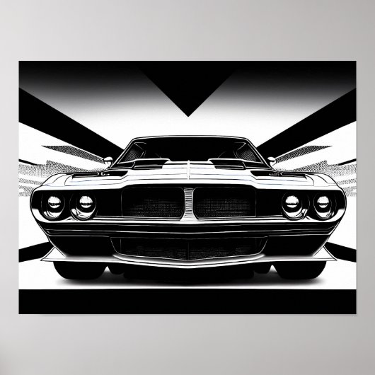 Kunst voor spier afdrukken poster (Voorkant)