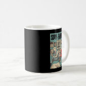Kunst voor spionageweergave koffiemok (Voorkant rechts)