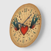 Kunst voor Tattoo met slikken en sterren Grote Klok (Hoek)