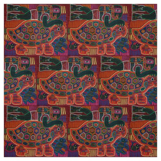 Kunst voor textiel - Panama Stof (Swatch)