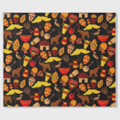 Kunst voor traditioneel patroonontwerp in Afrika Cadeaupapier (Vlak)