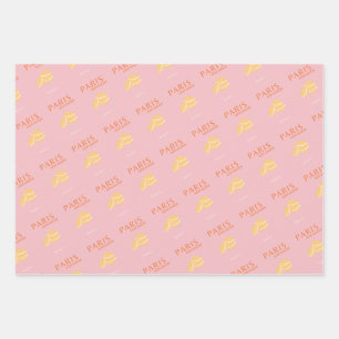 Kunst voor treinreizigers in Parijs Inpakpapier Vel