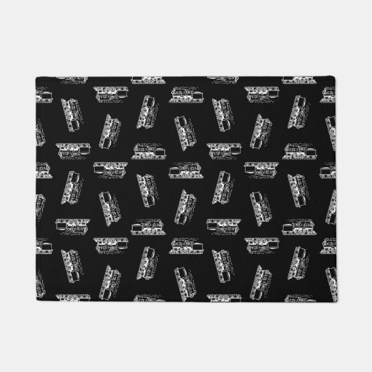 Kunst voor  treinstroommotoren deurmat (Voorkant)