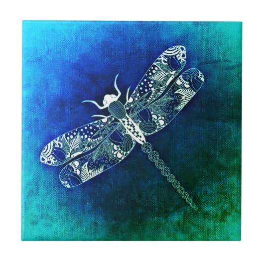 Kunst voor trekwerk langs de rondvlieglijn tegeltje (Voorkant)