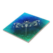 Kunst voor trekwerk langs de rondvlieglijn tegeltje (Zijkant)