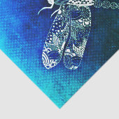 Kunst voor trekwerk langs de rondvlieglijn tissuepapier (Detail)