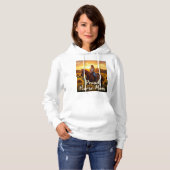 Kunst voor trotse paardenmoeders hoodie (Voorkant volledig)