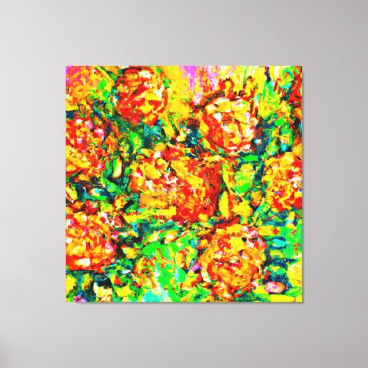 Kunst voor verse patronen canvas afdruk (Voorkant)