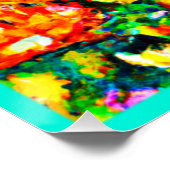 Kunst voor verse patronen perfect poster (Hoek)