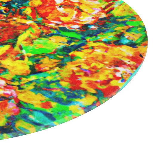 Kunst voor verse patronen snijplank (Hoek)