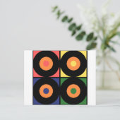 Kunst voor vinylPop Briefkaart (Staand voorkant)