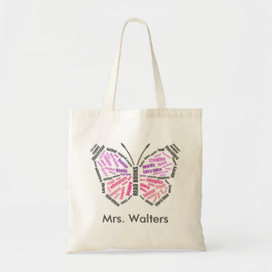 Kunst voor vlinder tote bag