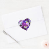 Kunst voor voetbedekking hart sticker (Envelop)