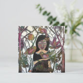 Kunst voor vrouwen en vogels kaart (Staand voorkant)