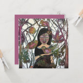Kunst voor vrouwen en vogels kaart (Voorkant / Achterkant in situ)
