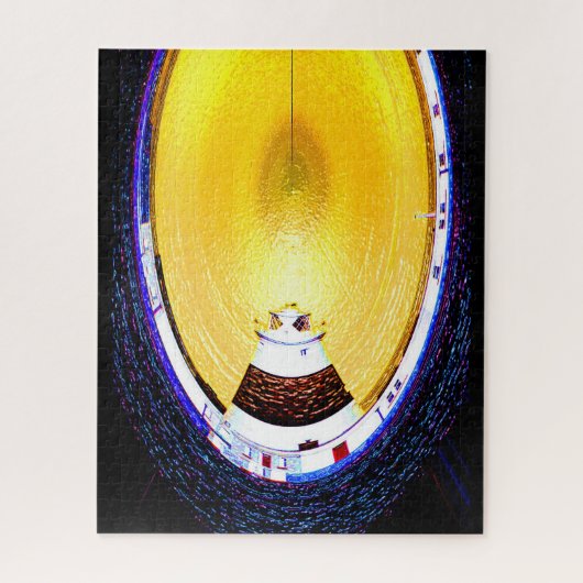 Kunst voor vuurtoren legpuzzel (Verticaal)