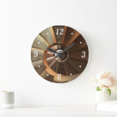 Kunst voor vuurtoren met werveltrap grote klok (Huis)