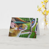 Kunst voor Waterverf van aartskamp Muis & Pijl Kaart (Gele Bloem)