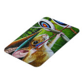 Kunst voor Waterverf van aartskamp Muis & Pijl Magneet (Linkerzijde)