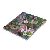 Kunst voor Waterverf van geschilderde vrouwerij -  Tegeltje (Zijkant)