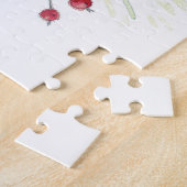 Kunst voor Waterverf van kardinale vogels Legpuzzel (Zijkant)