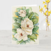 Kunst voor Waterverf van magnolia Flower - Multi Kaart (Gele Bloem)