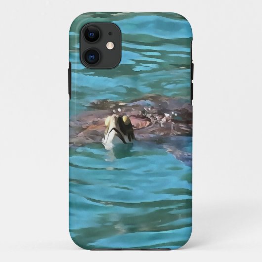 Kunst voor wilde dieren en Zeeen op het Loggerhead Case-Mate iPhone Case (Achterkant)