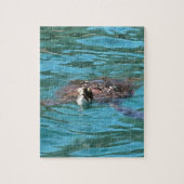 Kunst voor wilde dieren en Zeeen op het Loggerhead Legpuzzel (Verticaal)